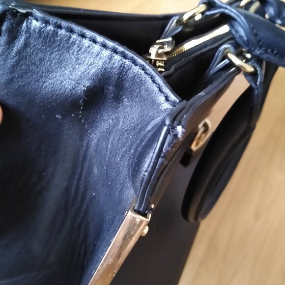 Aldo Black Handle bag Shoulder bag with Lock Decoration - Picture 10 of 16